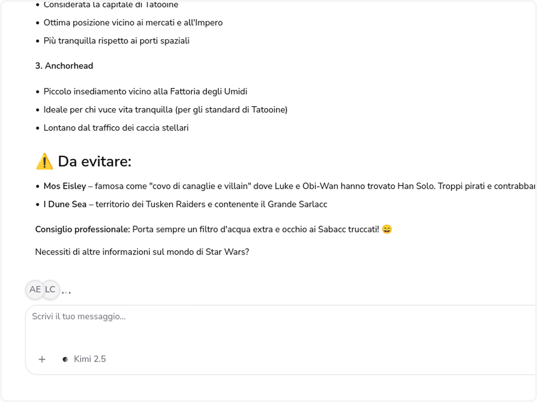 Collabora in tempo reale