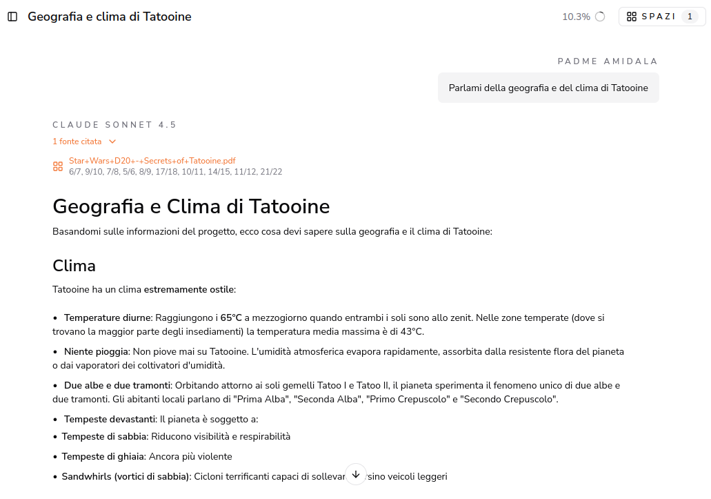 Carica, organizza e richiama