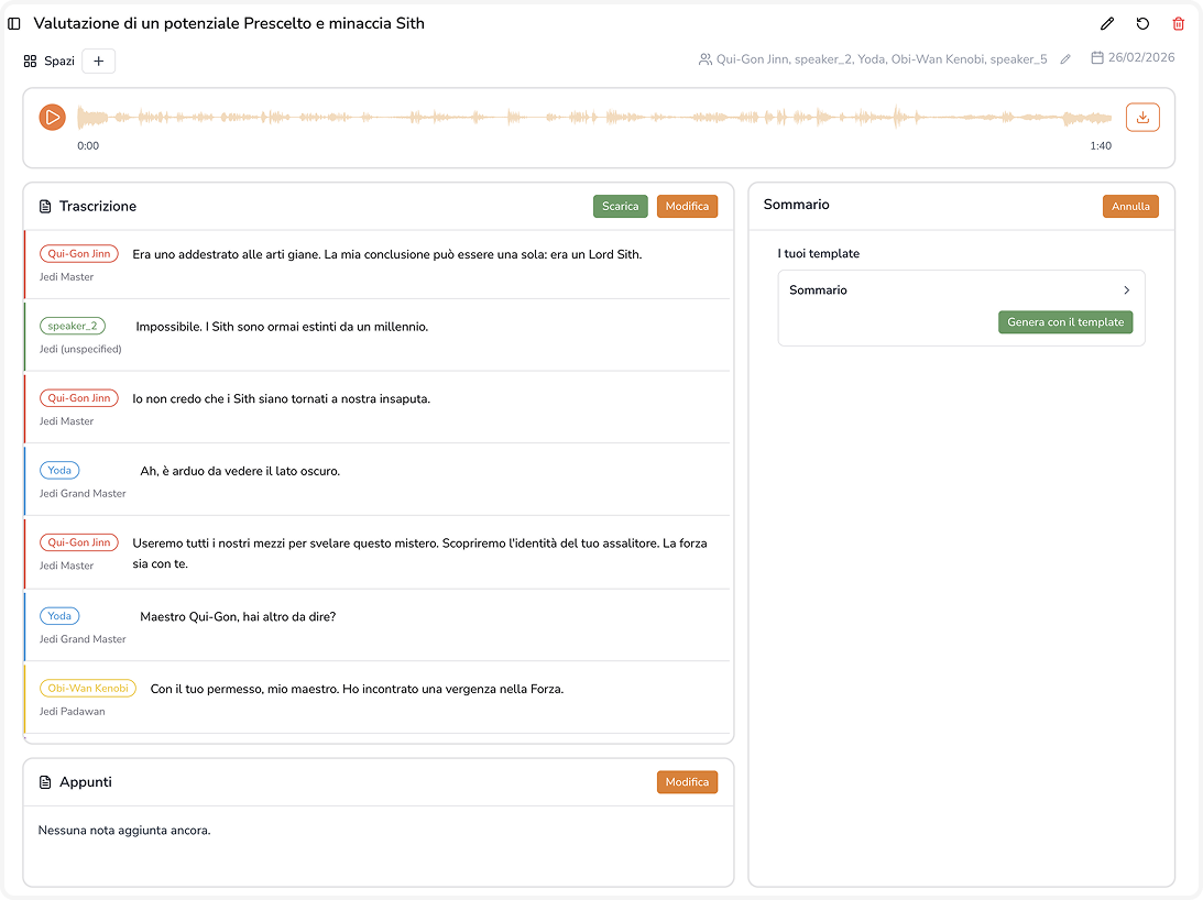 Trasforma i tuoi meetings in risorse intelligenti