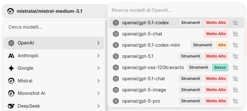 Chat IA senza limiti di modello
